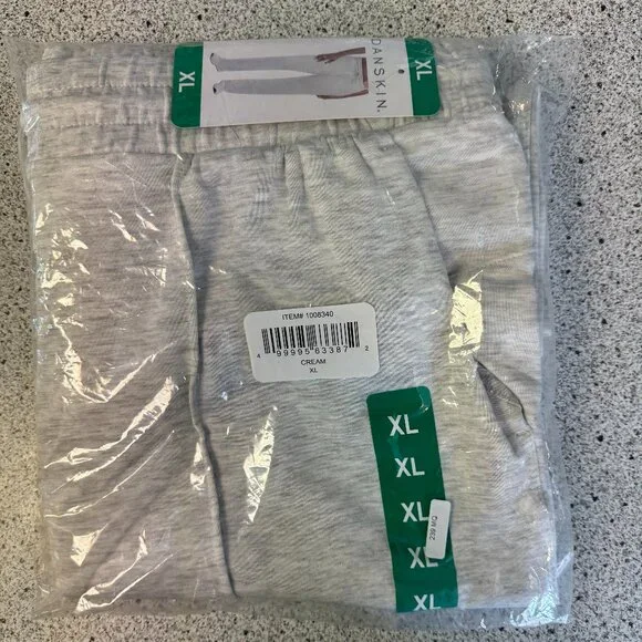 Danskin Scuba Pant Oatmeal Heather Woman's Size‎ XL Amazing Soft Fabric - Picture 7 of 7